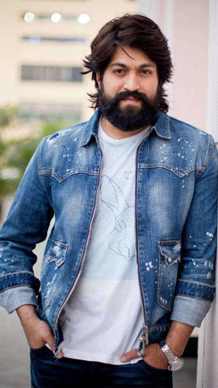 Rocking Star Yash, denim jacket, distressed, HD Phone Wallpaper