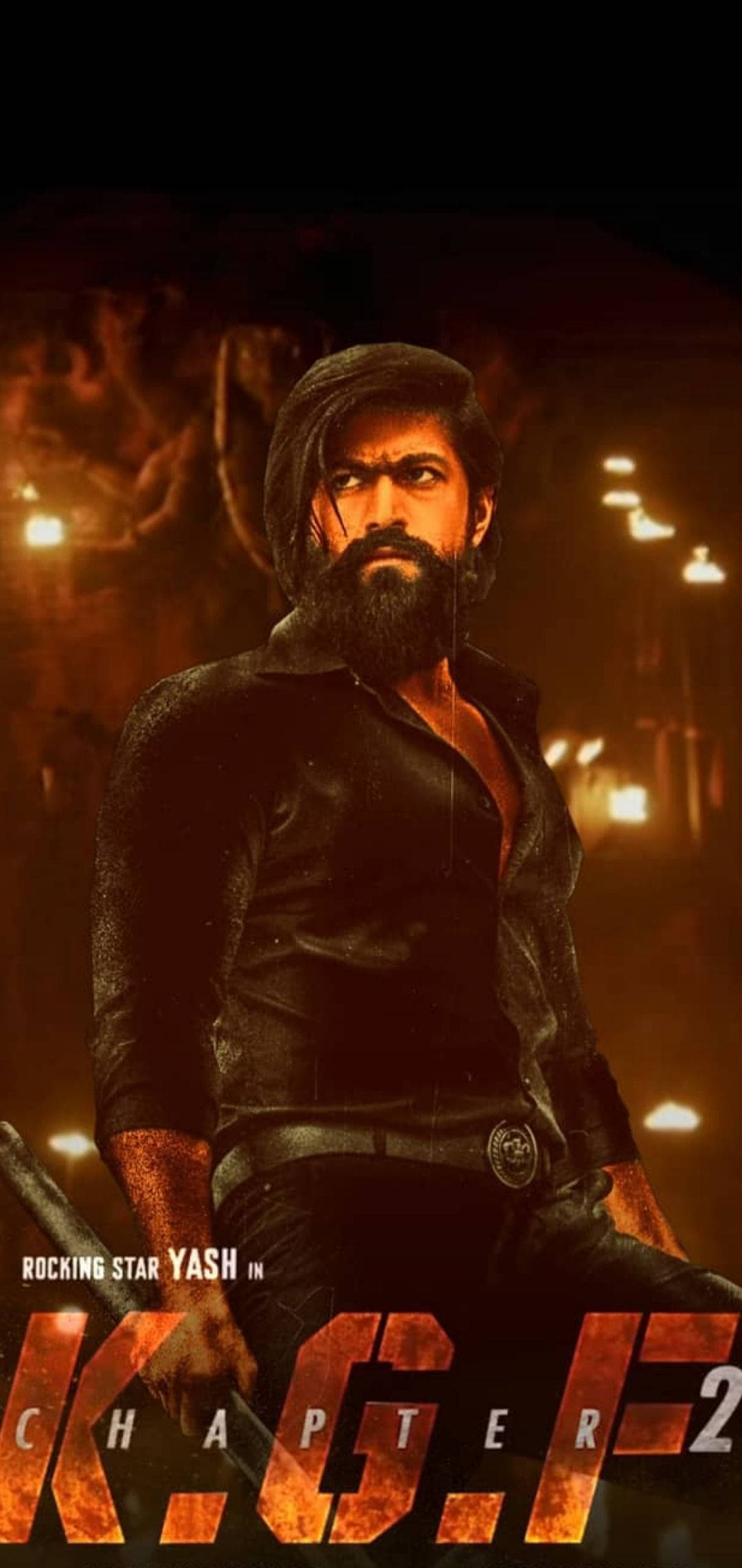 K.G.F. 2, Rocking Star Yash, black leather jacket, Full HD Phone Wallpaper
