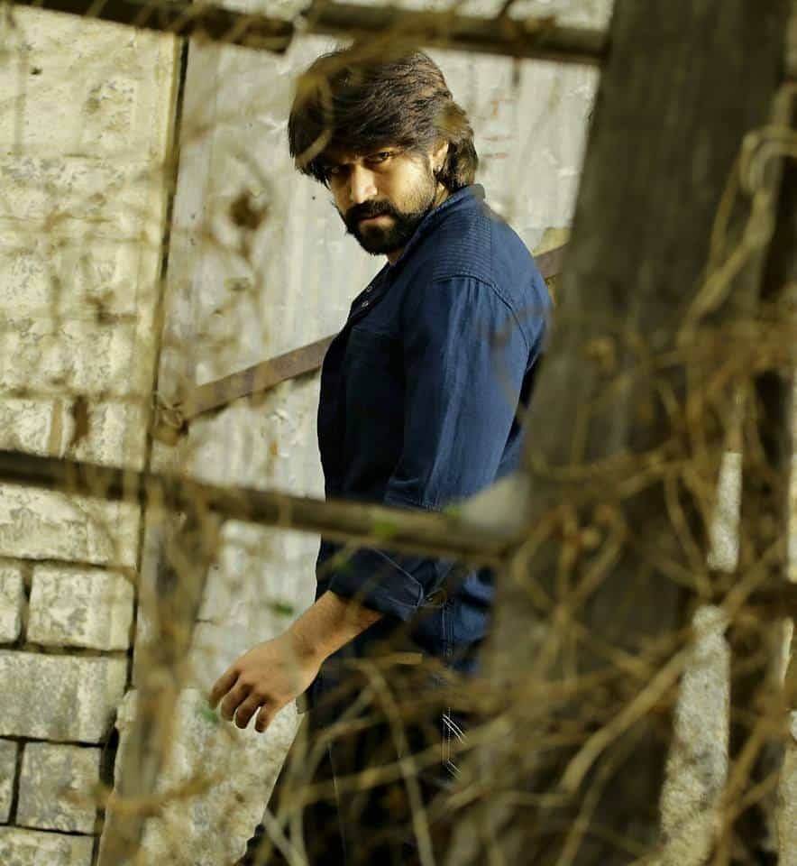 Rocking Star Yash, barbed wires, blue shirt, SD Phone Wallpaper