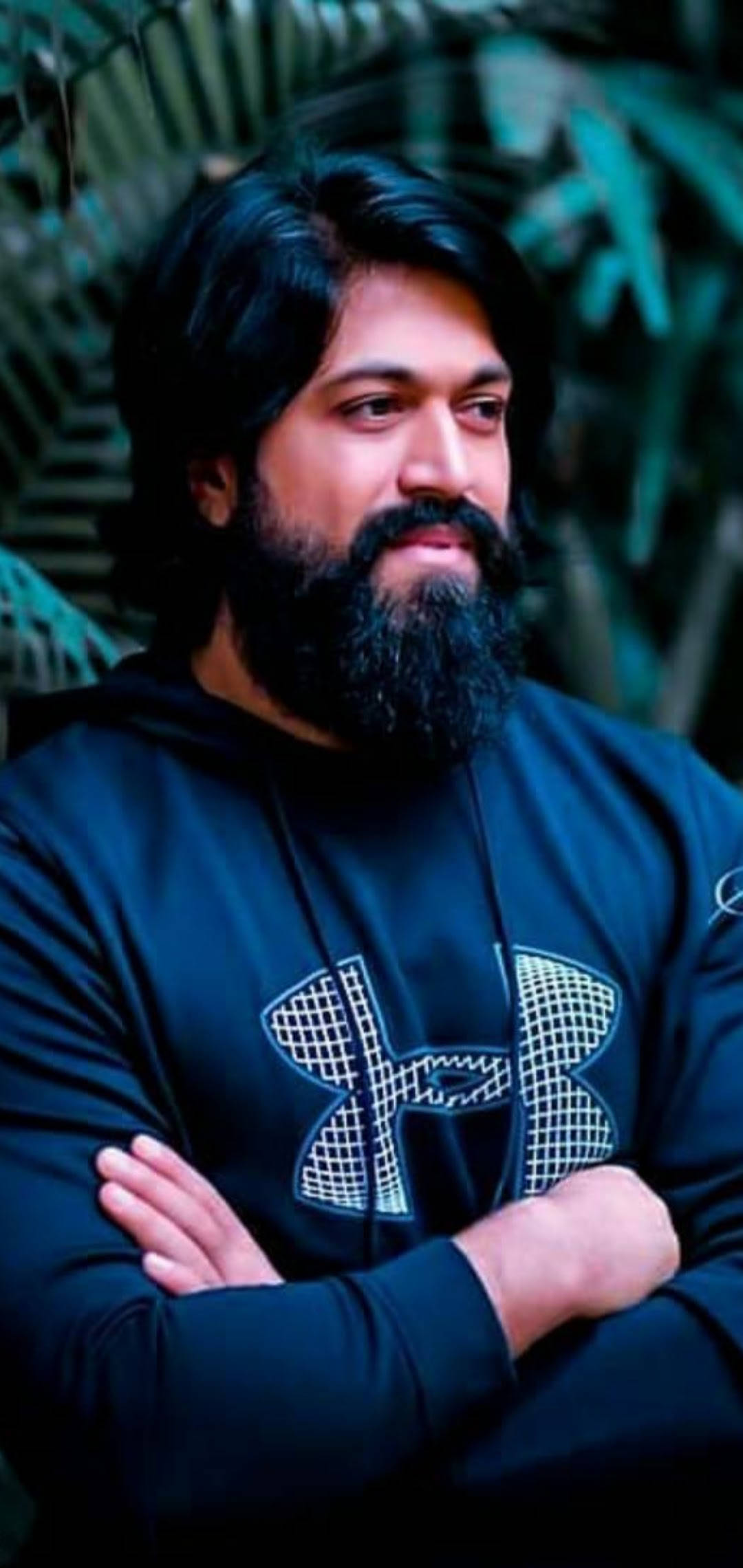 Rocky Bhai, black hoodie, crossed arms, Full HD Phone Wallpaper