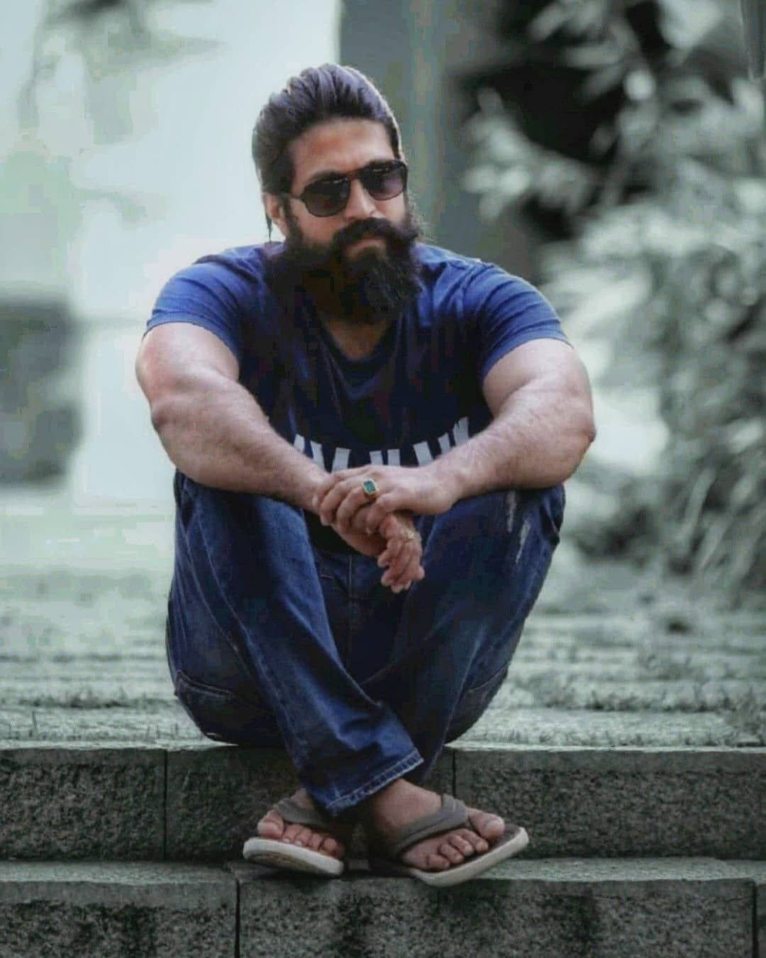Rocky Bhai, blue jeans, sunglasses, HD Phone Wallpaper