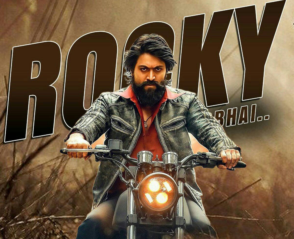 Rocky Bhai, leather jacket, motorcycle, SD Desktop Wallpaper