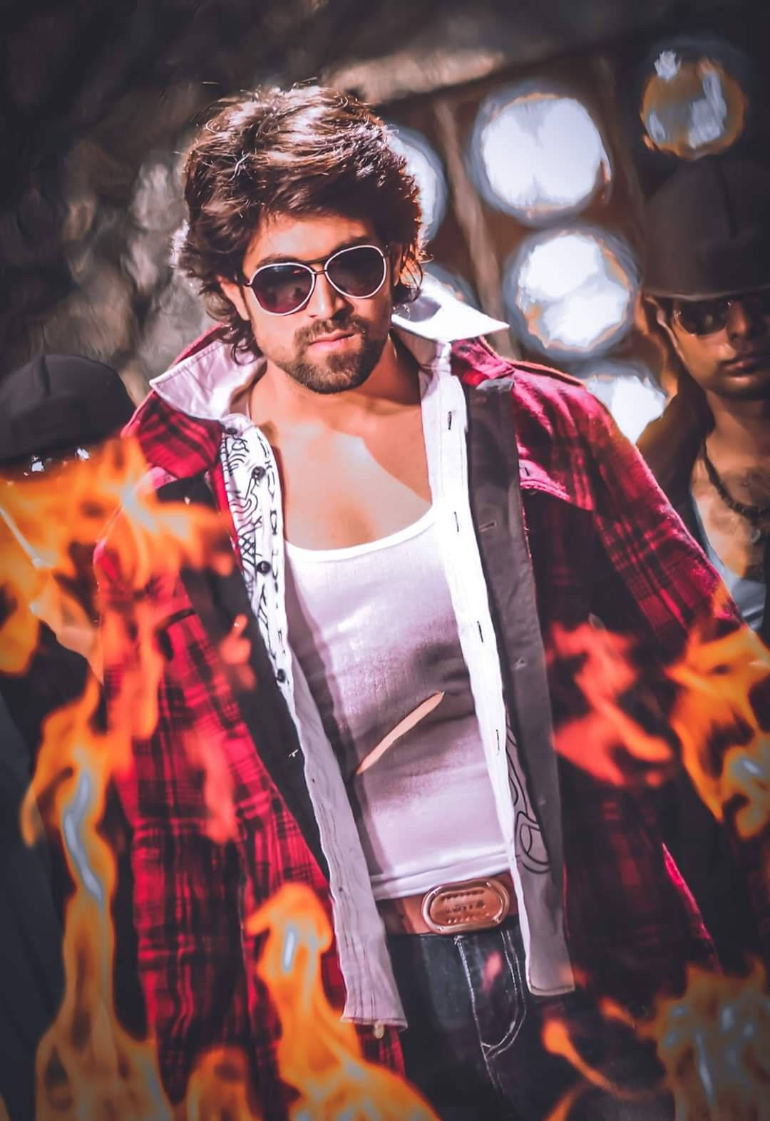 Rocky Bhai, fierce style, sunglasses, HD Phone Wallpaper
