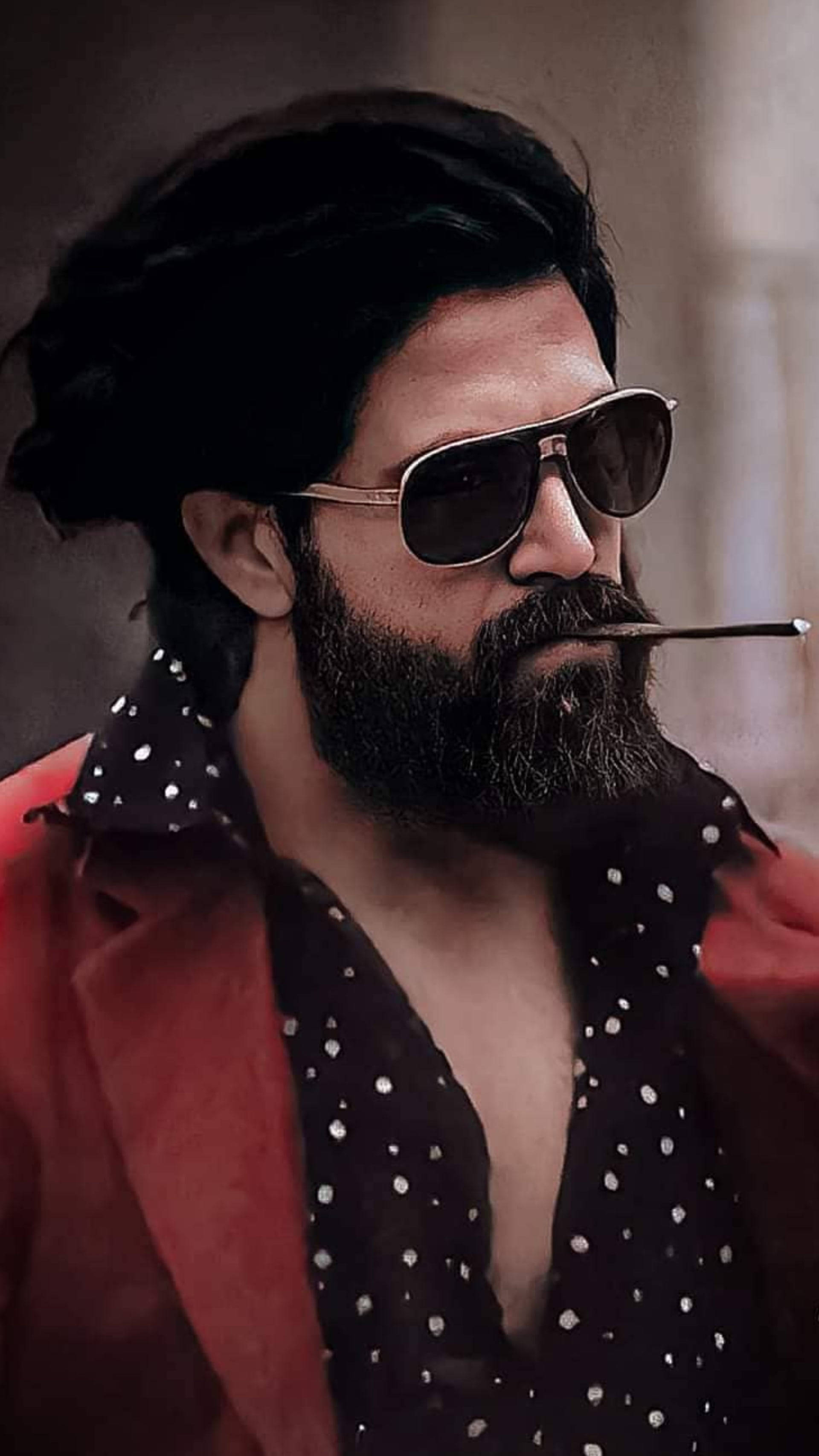 K.G.F 2, Rocky, red jacket, 2K Phone Wallpaper