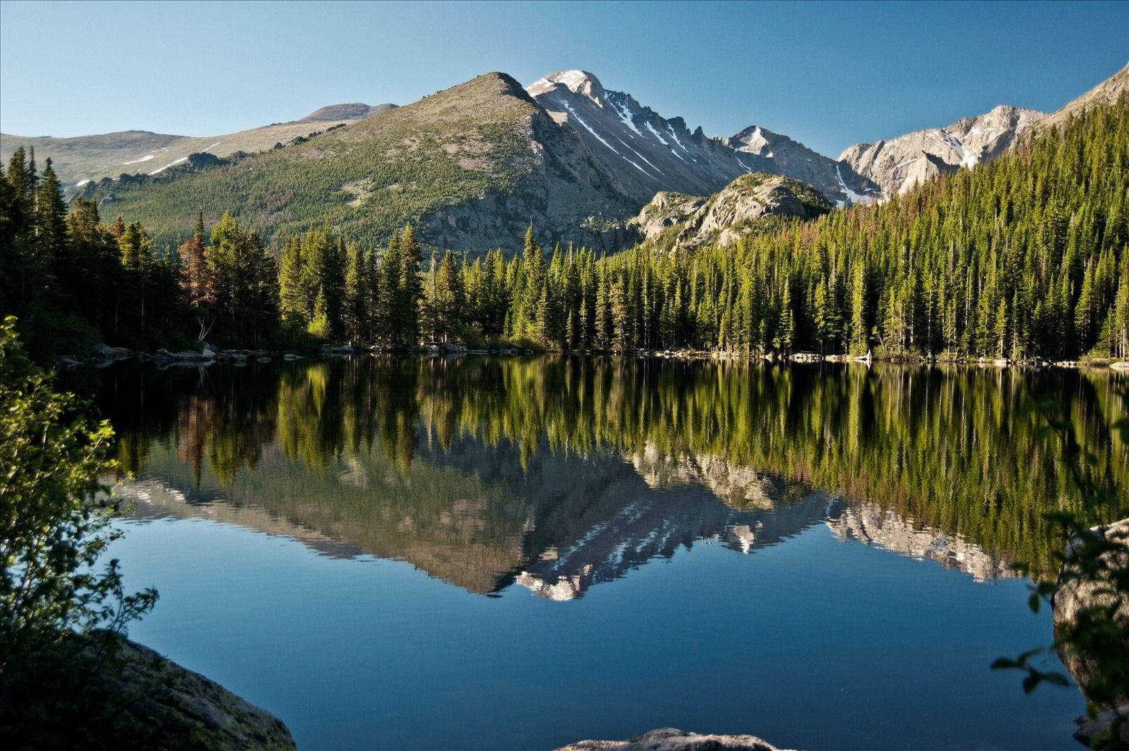 Rocky Mountain National Park, morning, nature scenery, HD Desktop Wallpaper