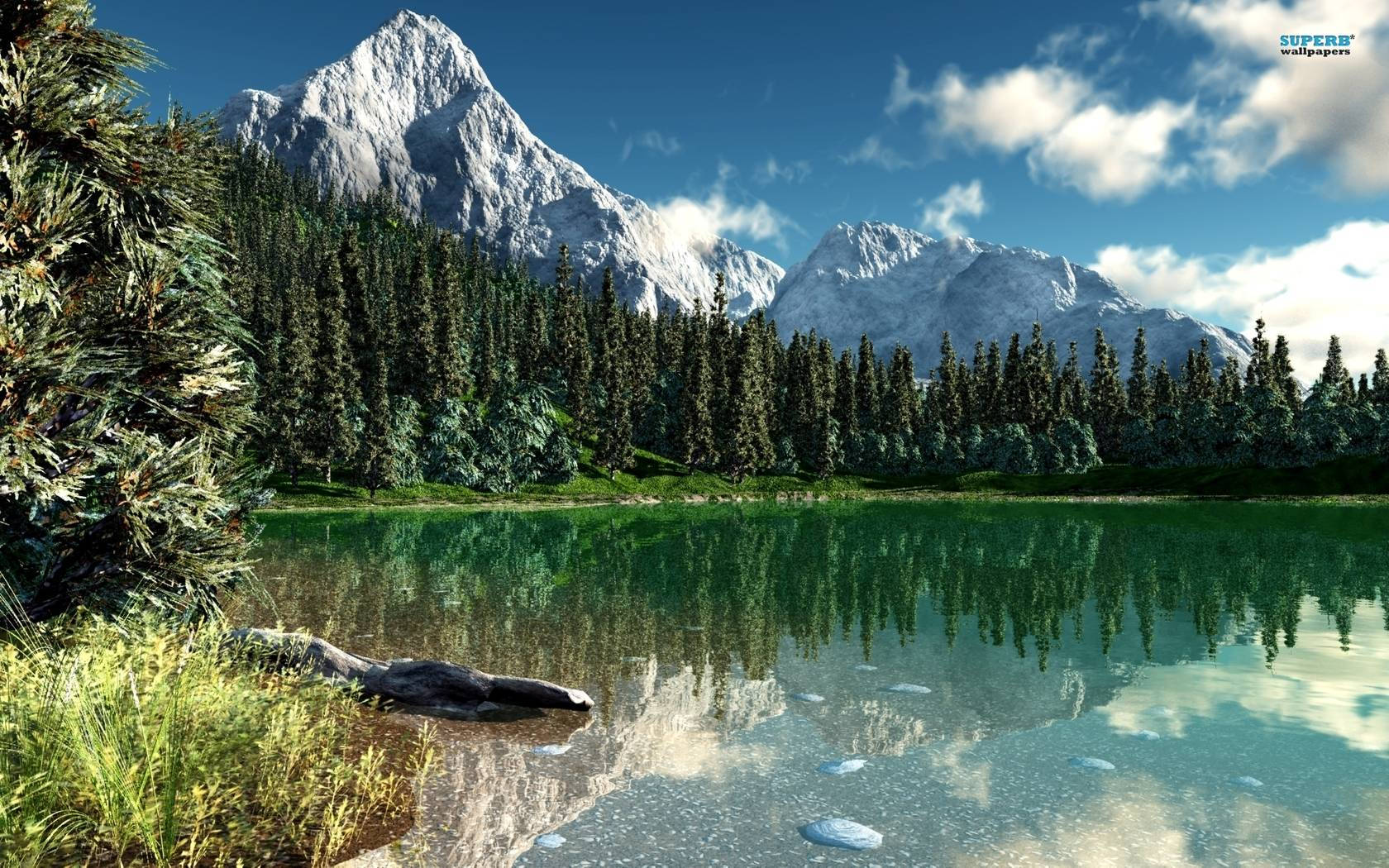serene dawn, Rocky Mountain National Park, alpine lake, HD Desktop Wallpaper