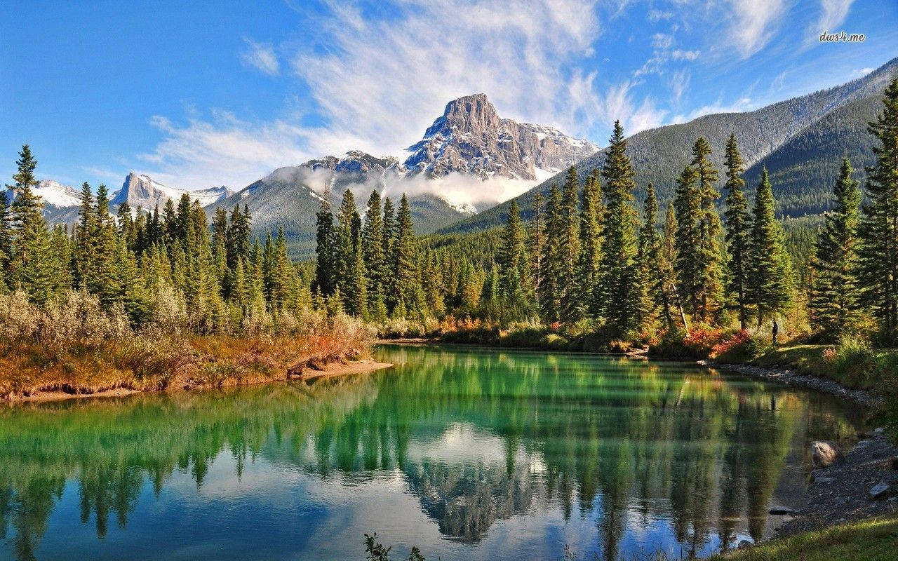 Rocky Mountain National Park, alpine lake, snowcapped peaks, HD Desktop Wallpaper
