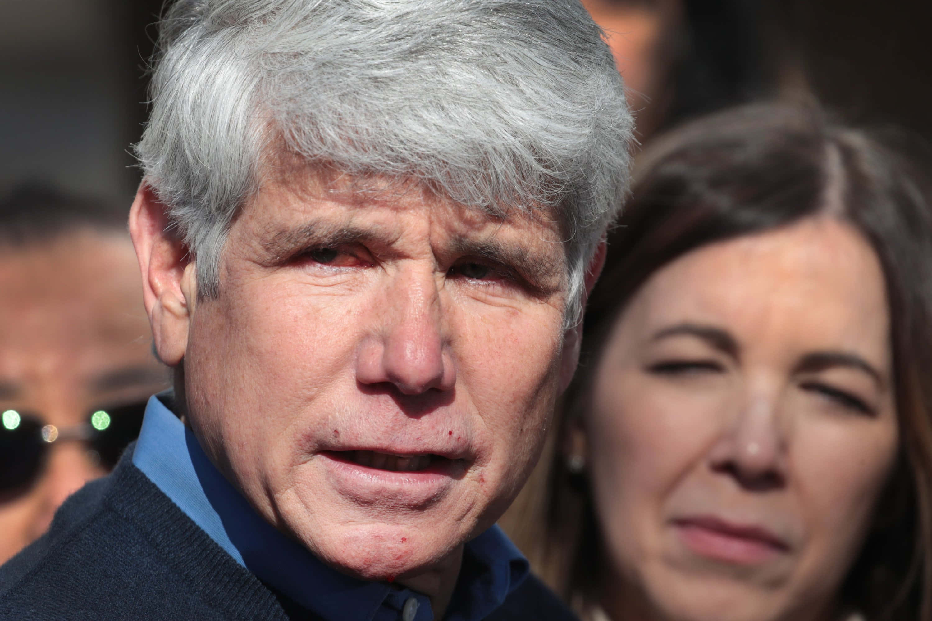 Rod Blagojevich, gray hair, intense expression, 2K Desktop Wallpaper