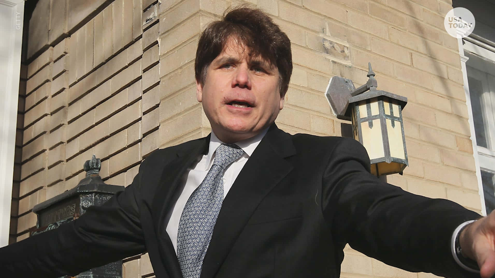 Rod Blagojevich, dark suit, patterned tie, HD Desktop Wallpaper