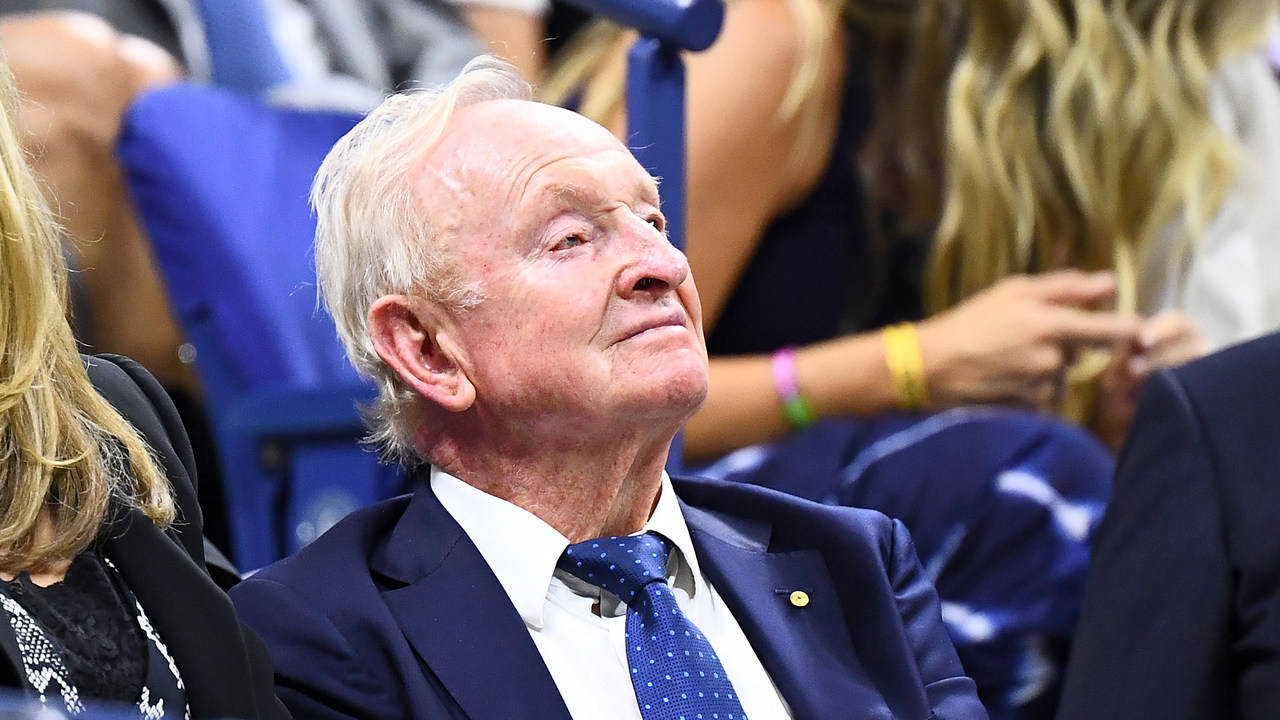 Rod Laver, 2019 U.S. Open, dark suit, HD Desktop Wallpaper