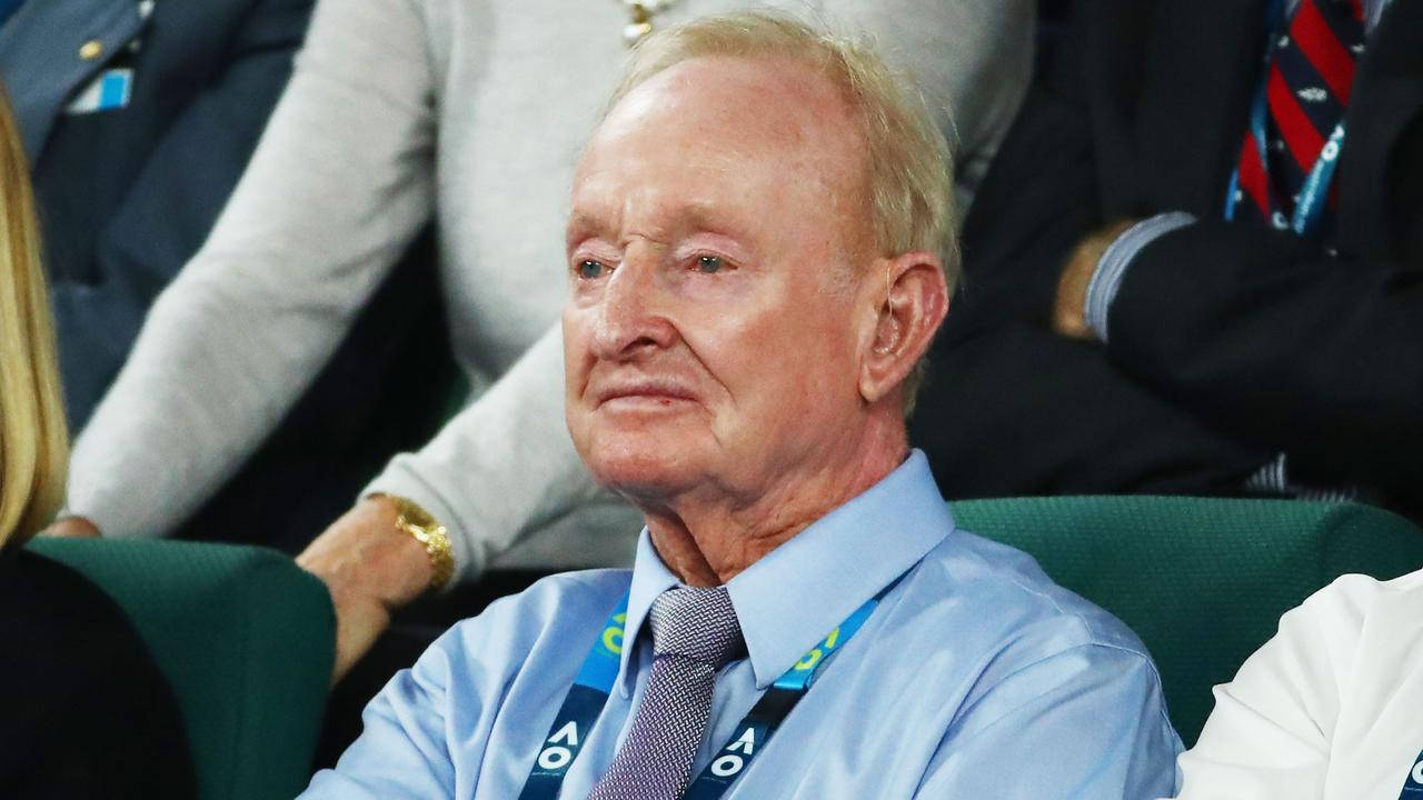 Rod Laver, green stadium seat, light blue shirt, HD Desktop Wallpaper