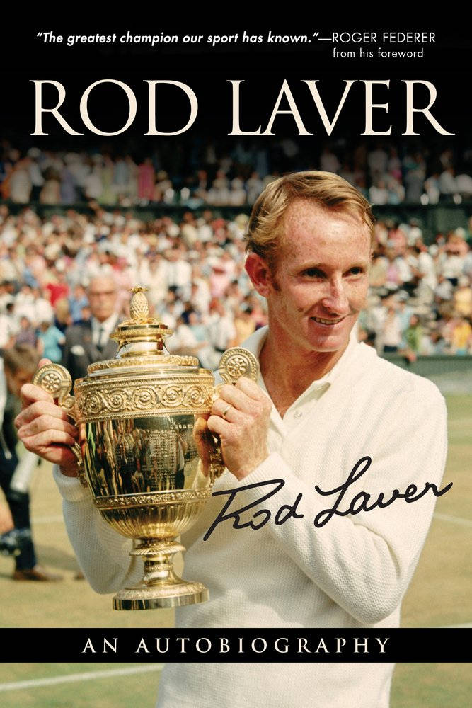Rod Laver, golden tennis trophy, sunlit grass court, SD Phone Wallpaper