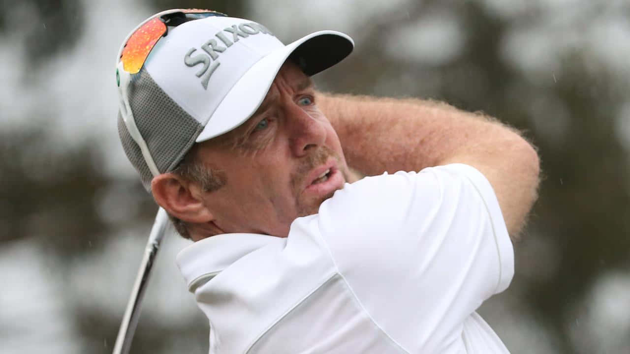 Rod Pampling, white Srixon cap, sunglasses, HD Desktop Wallpaper