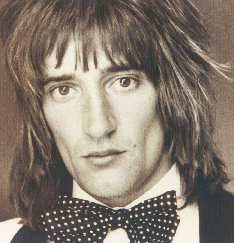 Rod Stewart, sepia-toned, long shaggy hair, SD Phone Wallpaper