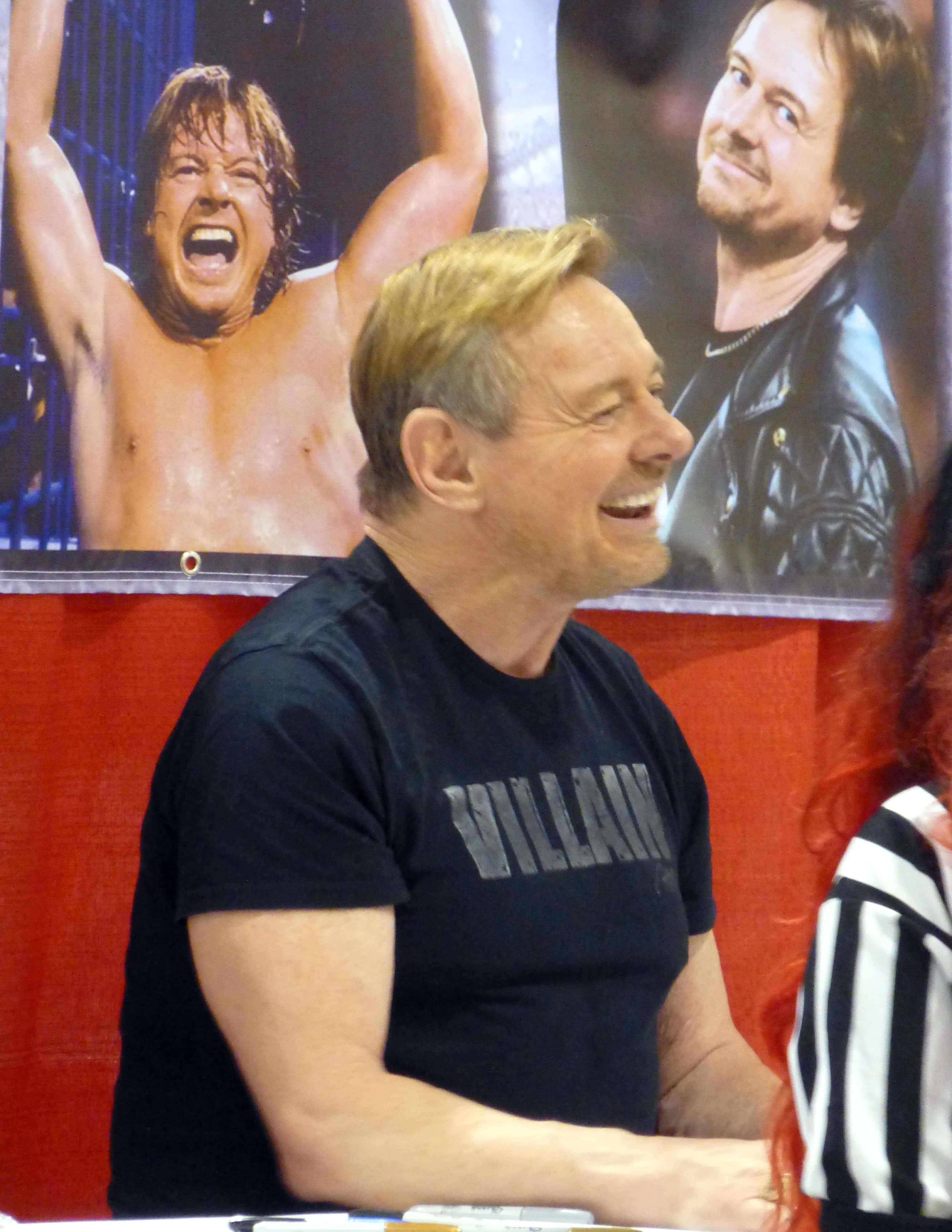 Roddy Piper, VILLAIN t-shirt, black, 4K Phone Wallpaper