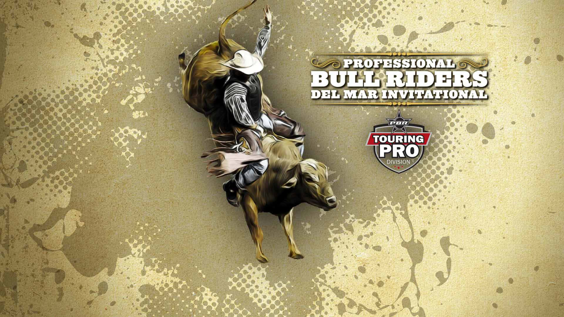 Rodeo, white hat, bucking bull, Full HD Desktop Wallpaper