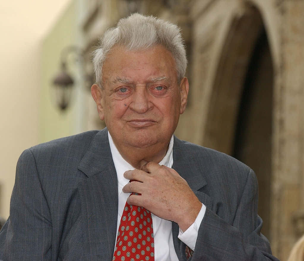 Rodney Dangerfield, suit, red patterned tie, SD Desktop Wallpaper