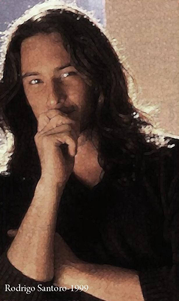 Rodrigo Santoro, long dark hair, thoughtful pose, SD Phone Wallpaper