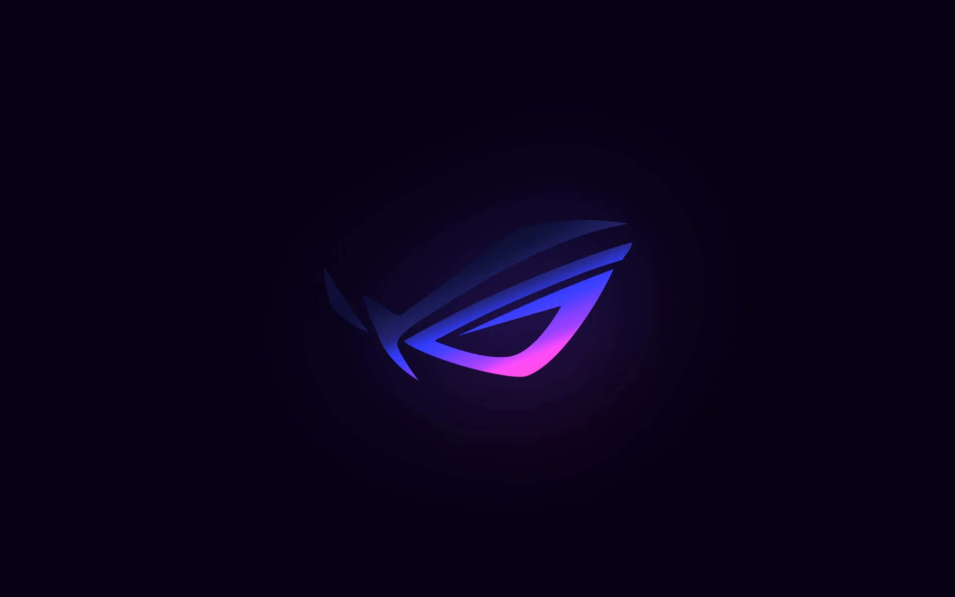 ROG eye logo, purple, blue, Full HD Desktop Wallpaper