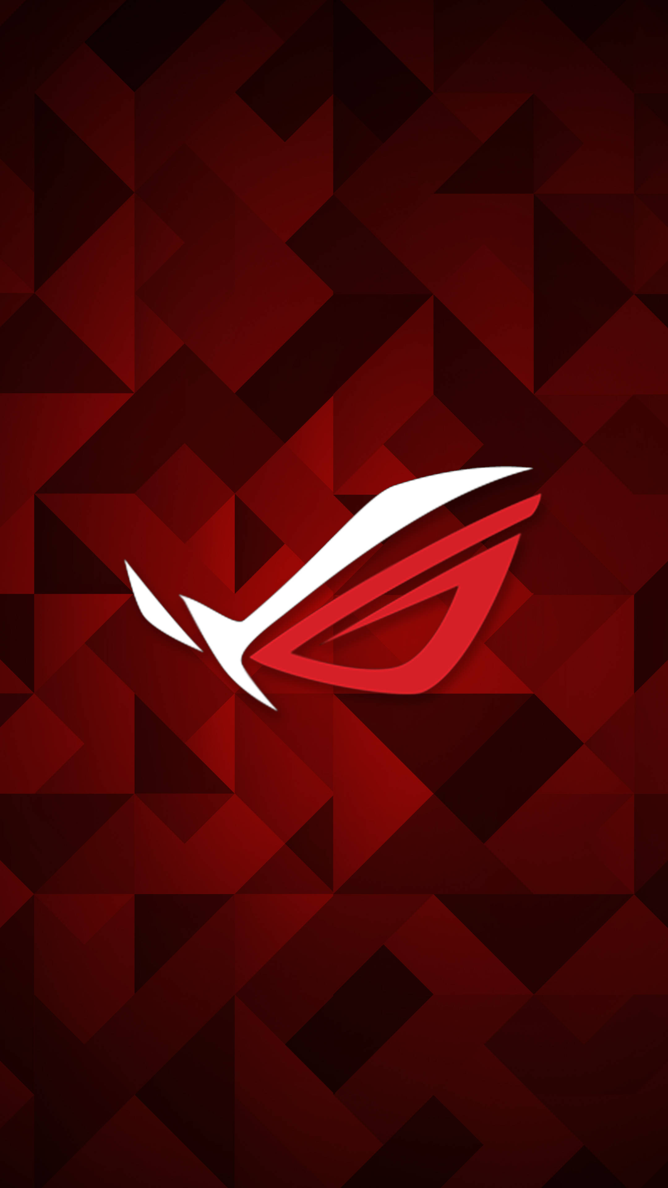 ROG, white, red, 4K Phone Wallpaper
