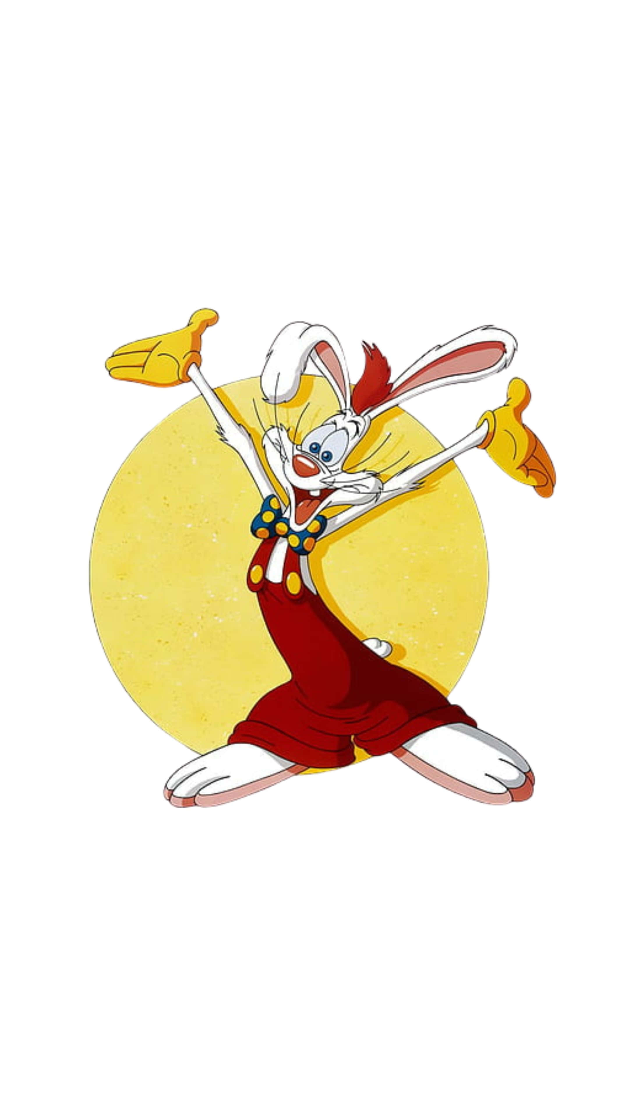 Roger Rabbit, red overalls, yellow gloves, 4K Phone Wallpaper