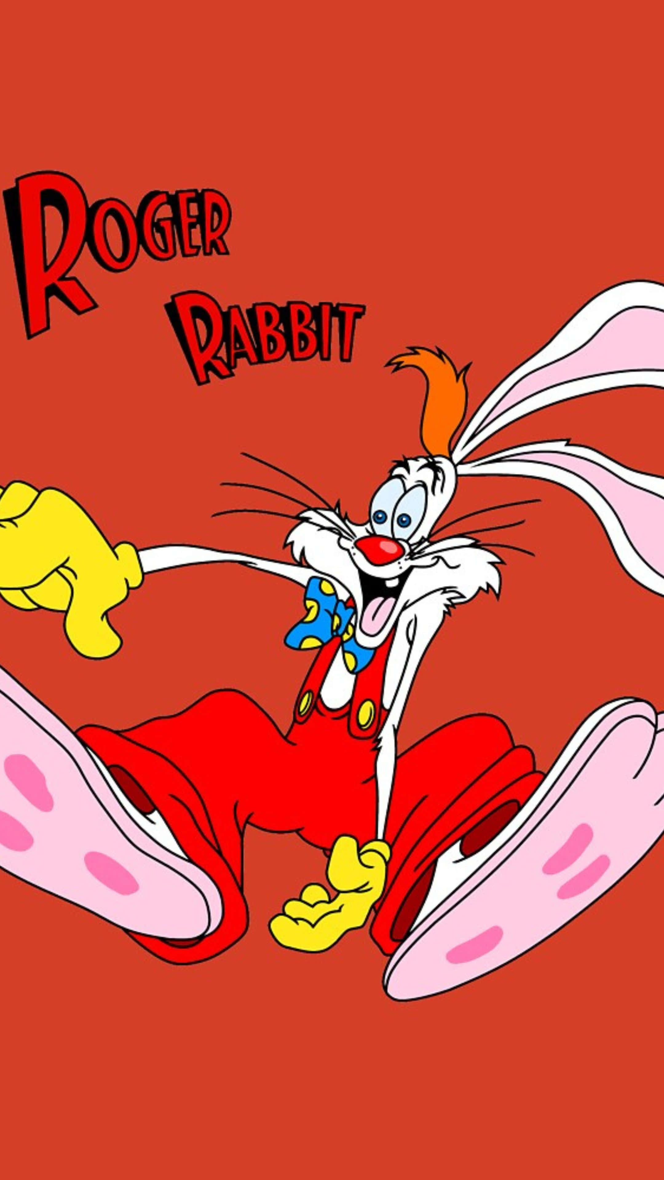 Roger Rabbit, red overalls, yellow gloves, 4K Phone Wallpaper