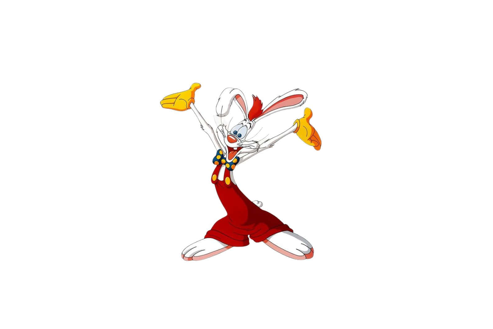 Roger Rabbit, red overalls, yellow gloves, HD Desktop Wallpaper