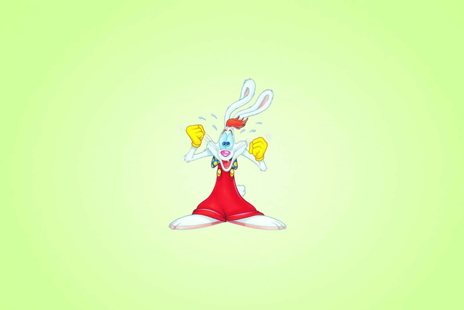 Roger Rabbit, red outfit, yellow gloves, HD Desktop Wallpaper