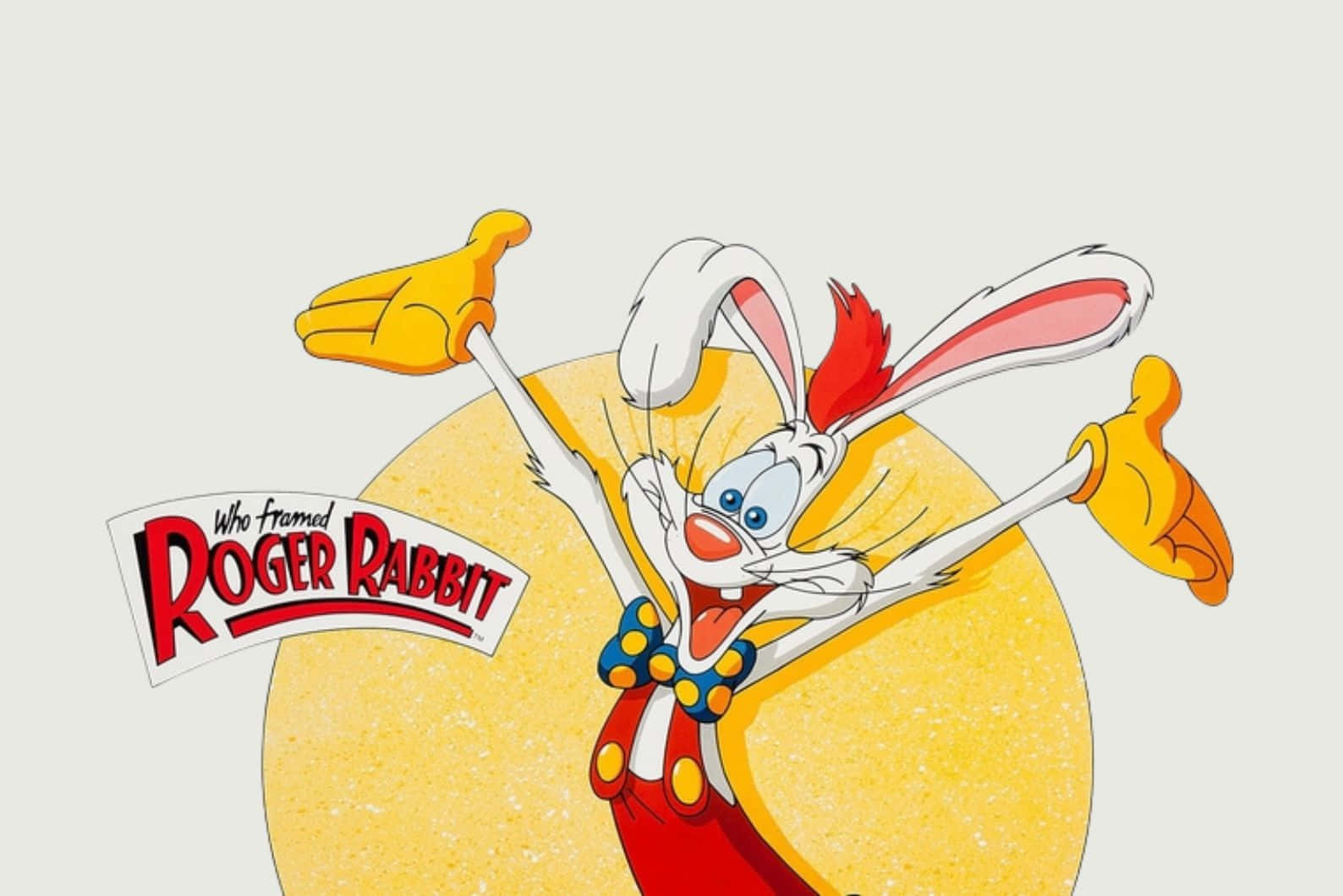 Roger Rabbit, red bowtie, yellow gloves, HD Desktop Wallpaper
