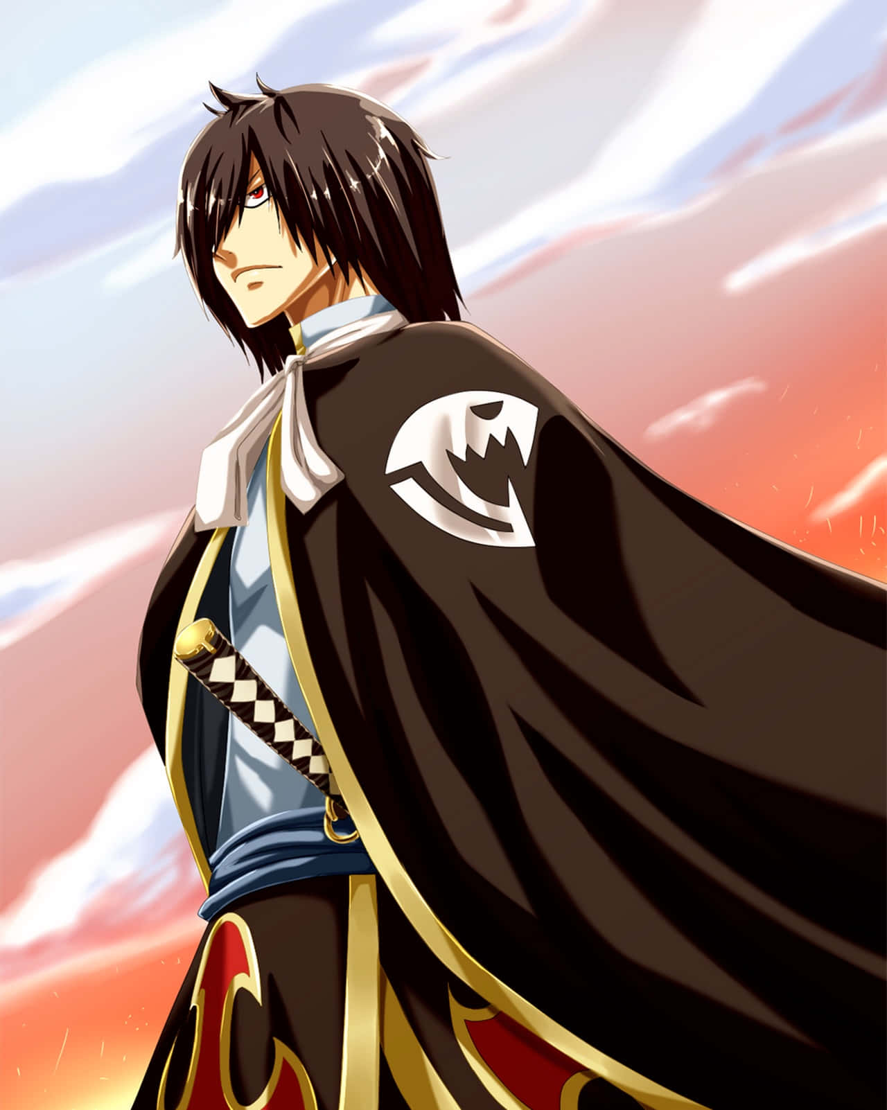 Rogue Cheney, dark hair, red eyes, HD Phone Wallpaper