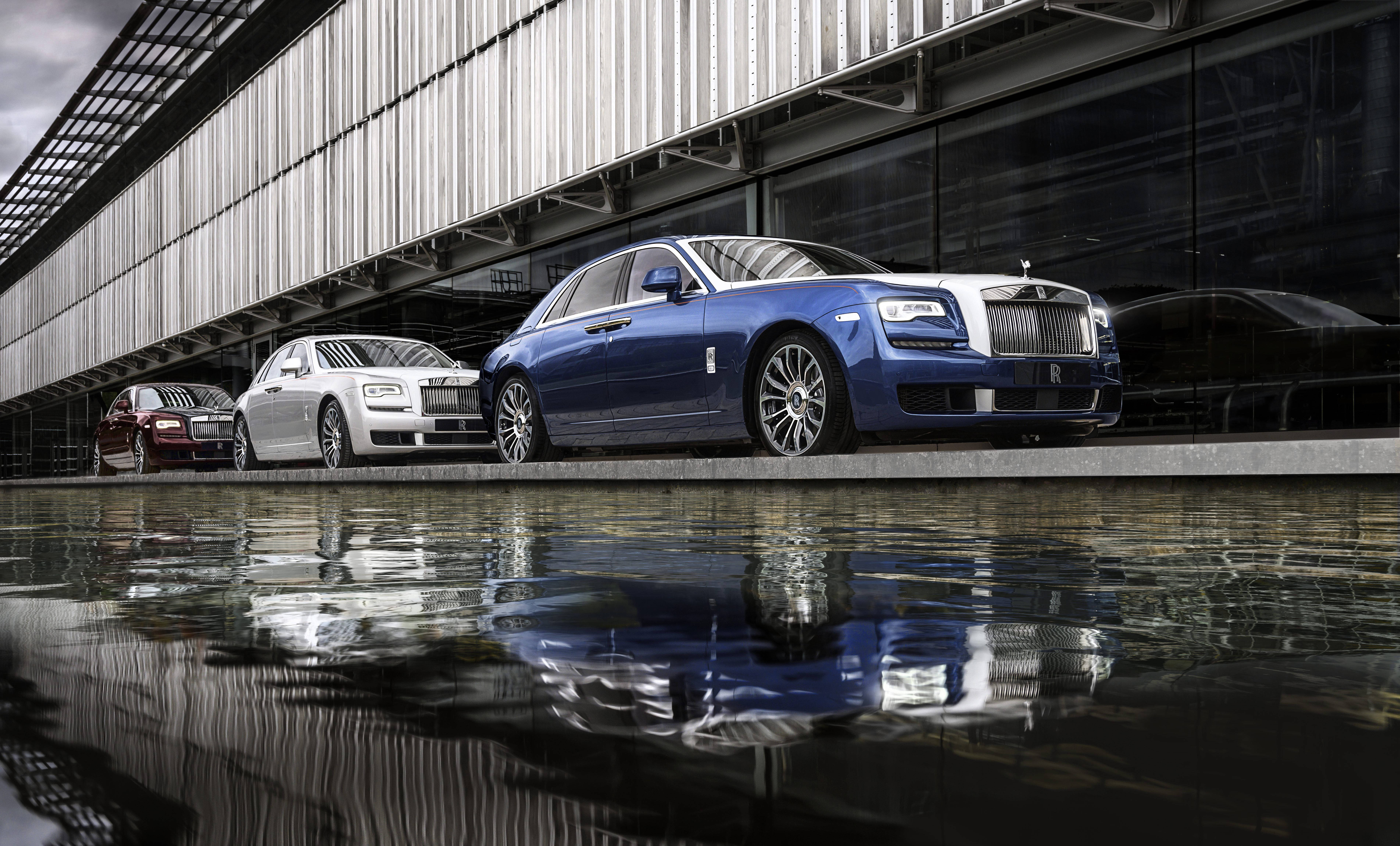 Rolls Royce, 4K, overcast skies, 5K Desktop Wallpaper