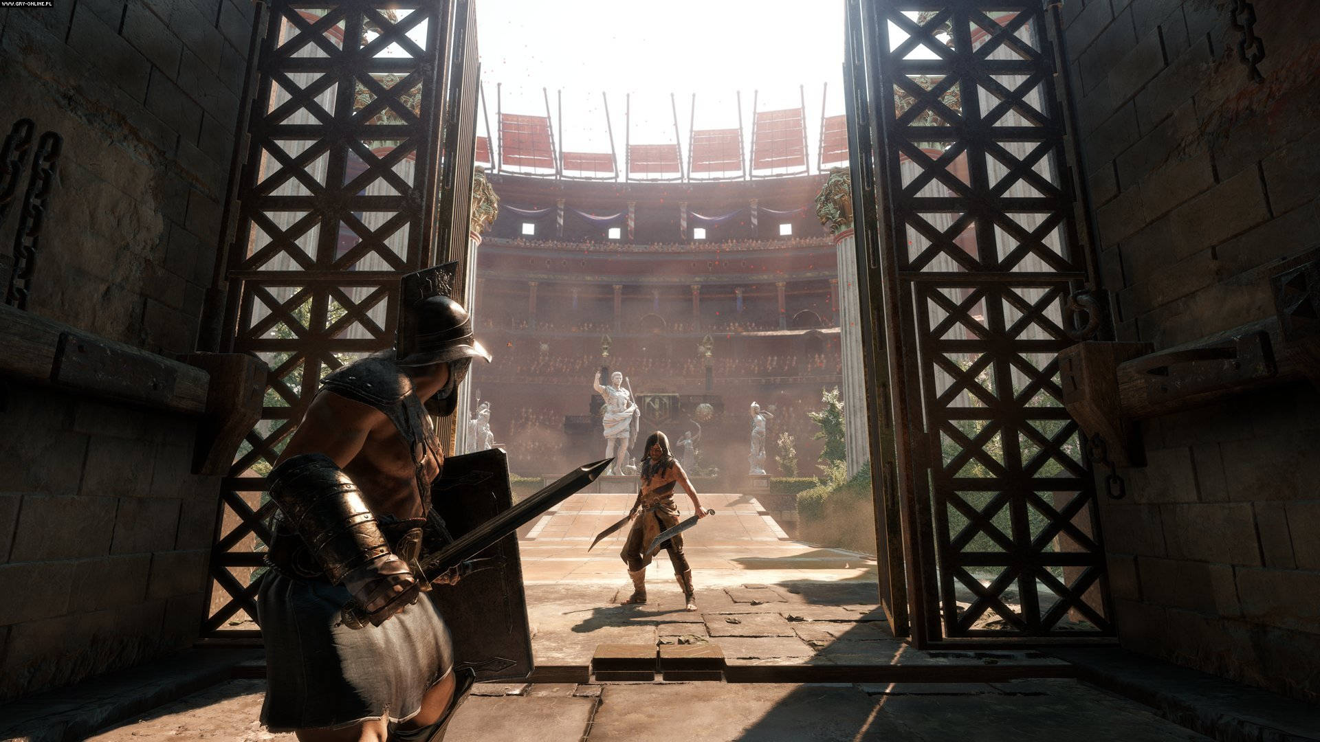 Rome 2, gladiator, ancient coliseum arena, Full HD Desktop Wallpaper