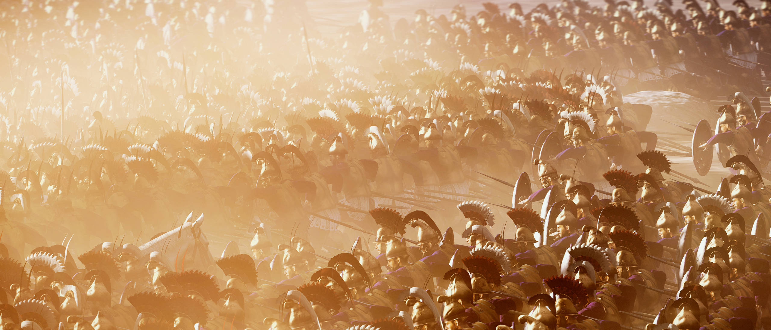 Rome 2 Total War, warriors, golden armor, 2K Desktop Wallpaper