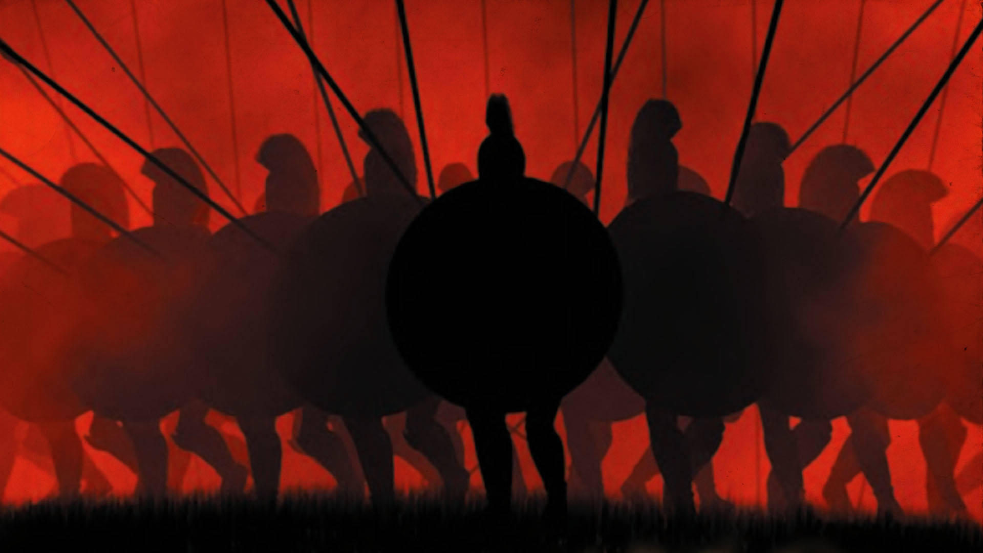 Total War Rome 2, shadows, ancient warriors, Full HD Desktop Wallpaper
