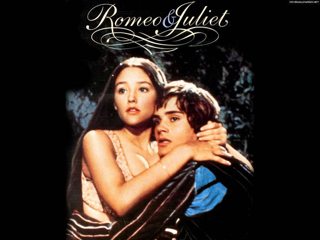 Romeo and Juliet, classic, romantic movie poster, SD Desktop Wallpaper