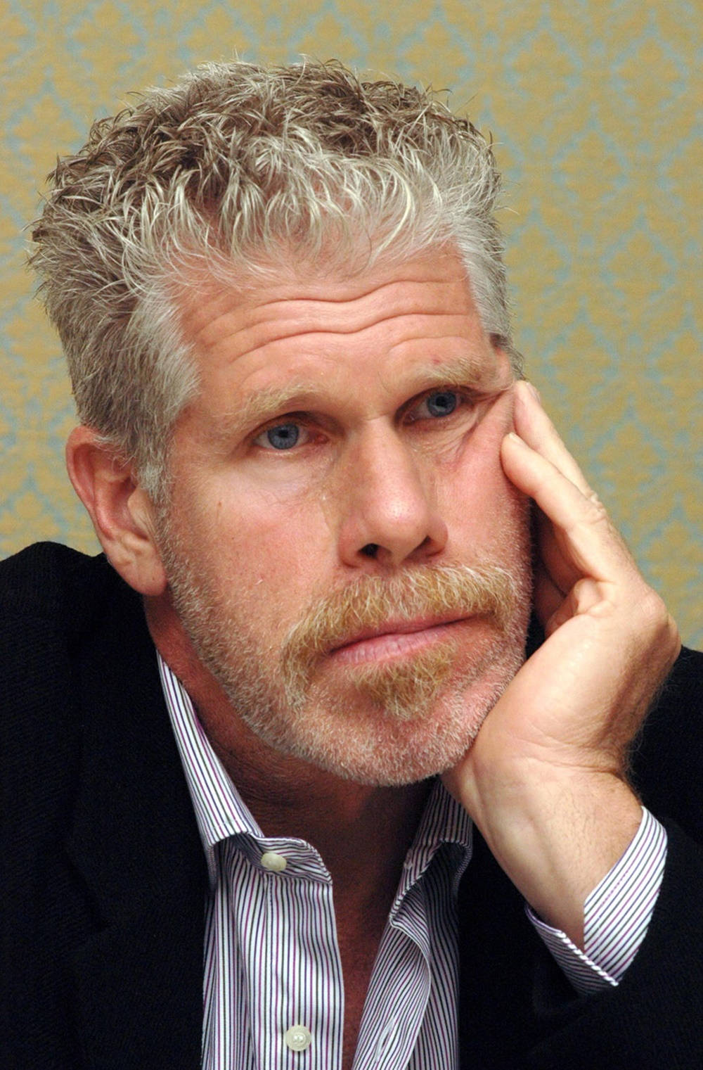 Ron Perlman, salt-and-pepper hair, mustache, HD Phone Wallpaper