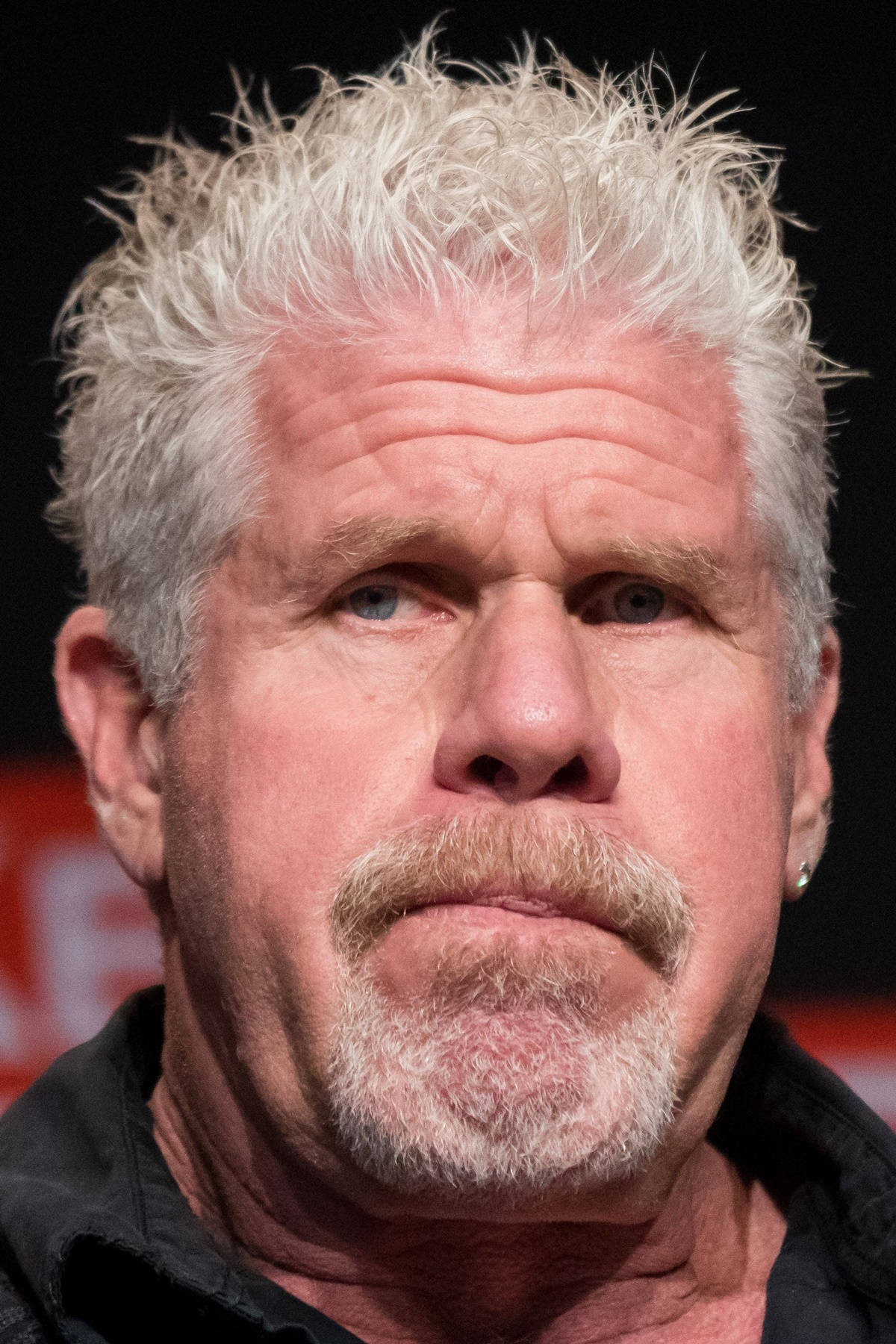 Ron Perlman, frosty hair, spiky white hair, HD Phone Wallpaper