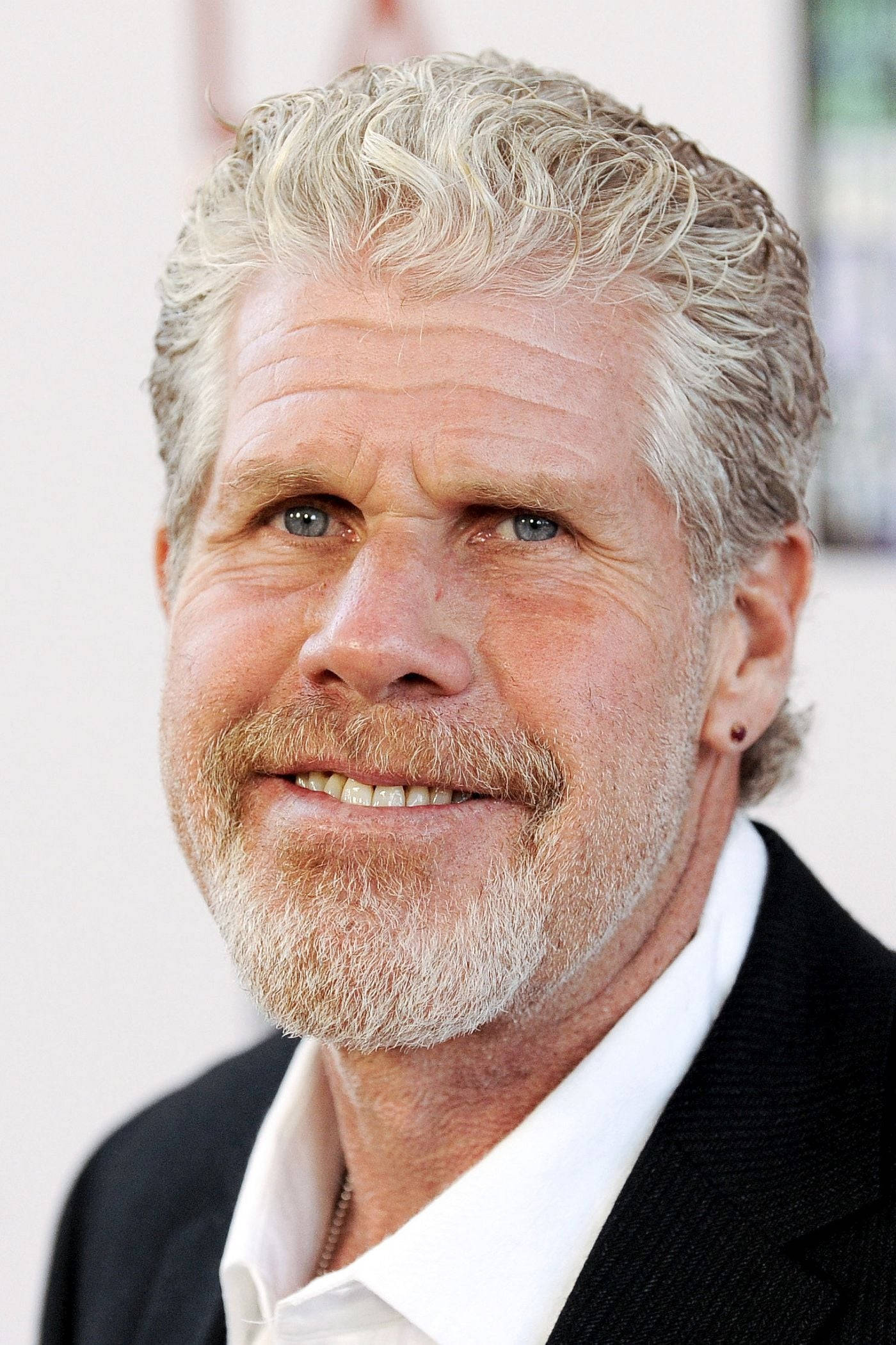 Ron Perlman, gray hair, beard, Full HD Phone Wallpaper