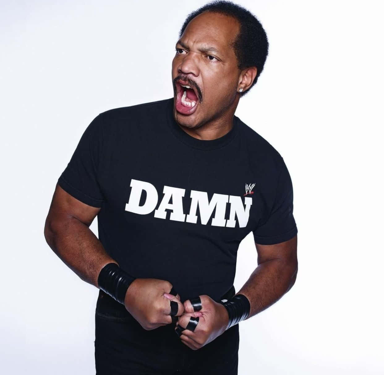 Ron Simmons, black t-shirt, DAMN, SD Desktop Wallpaper
