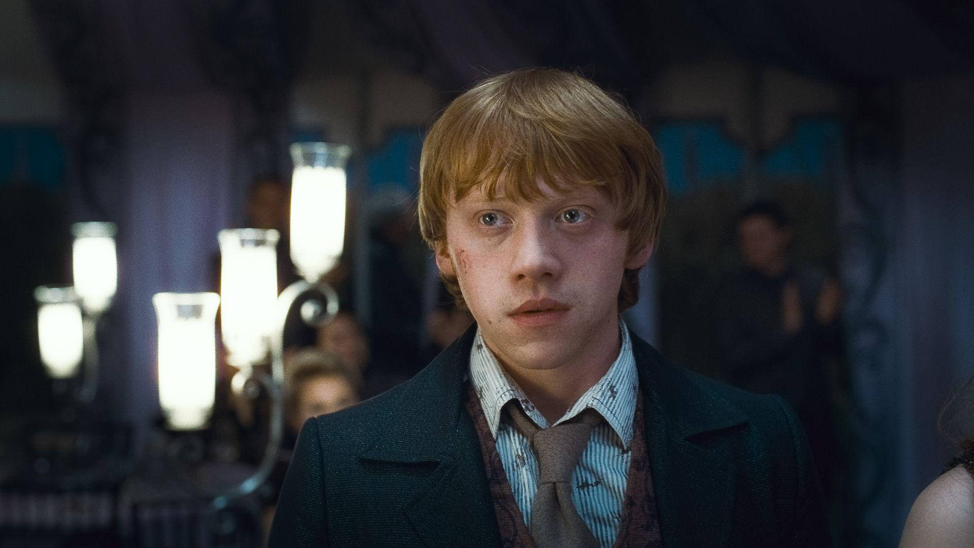 Ron Weasley, stylish suit, red hair, Full HD Desktop Wallpaper