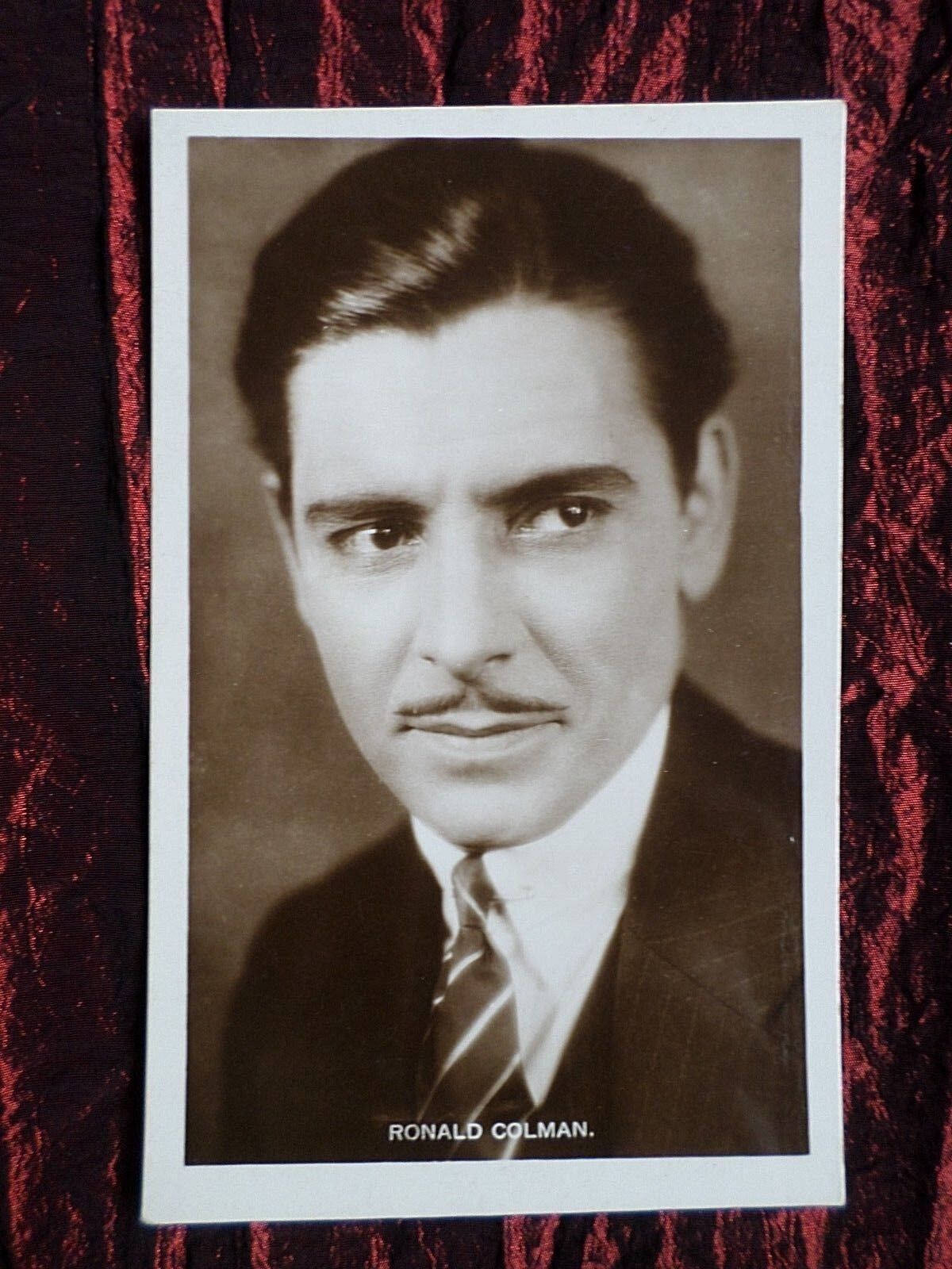 Ronald Colman, sepia portrait, suit and tie, HD Phone Wallpaper