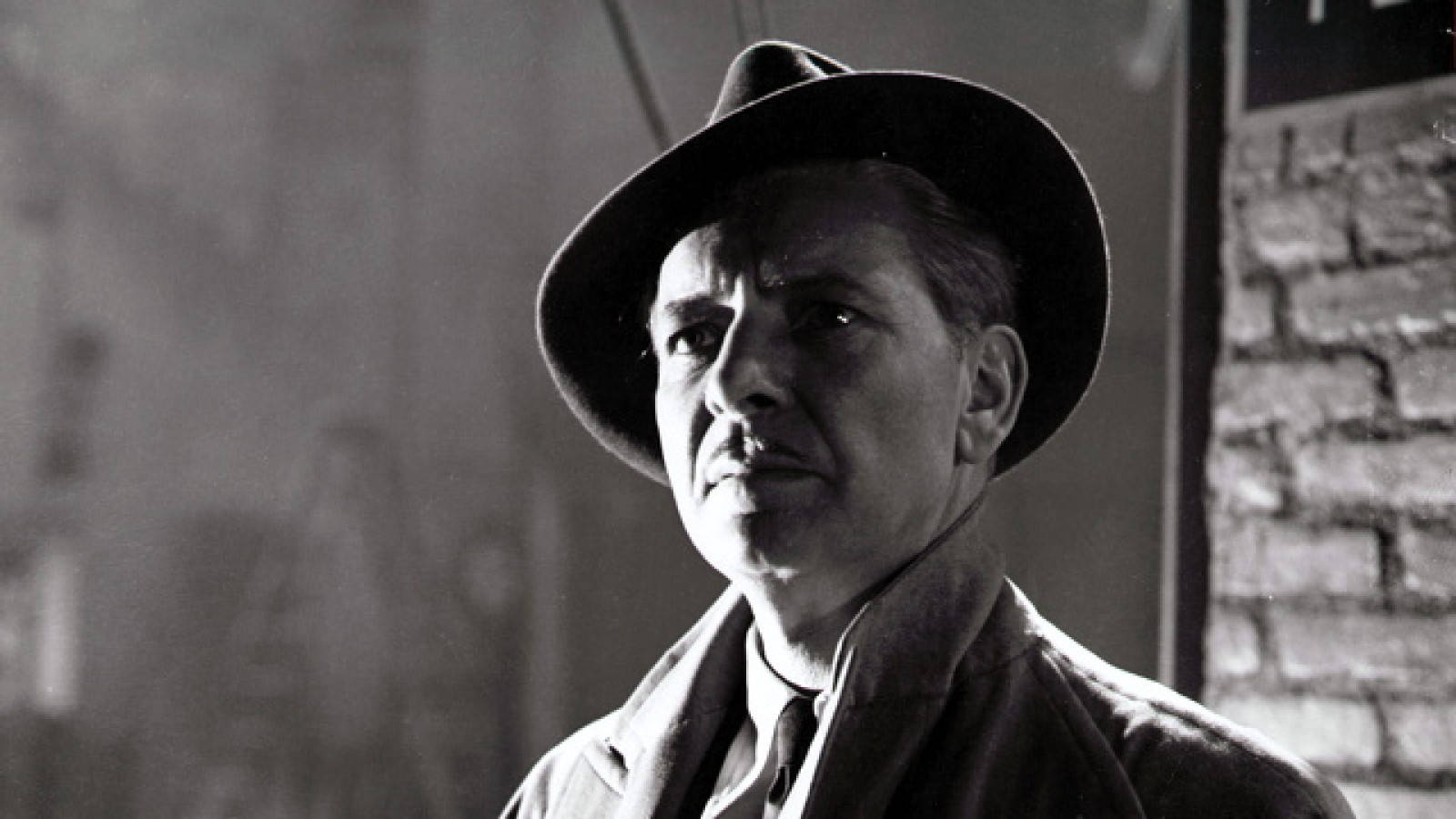 Ronald Colman, fedora, trench coat, HD Desktop Wallpaper