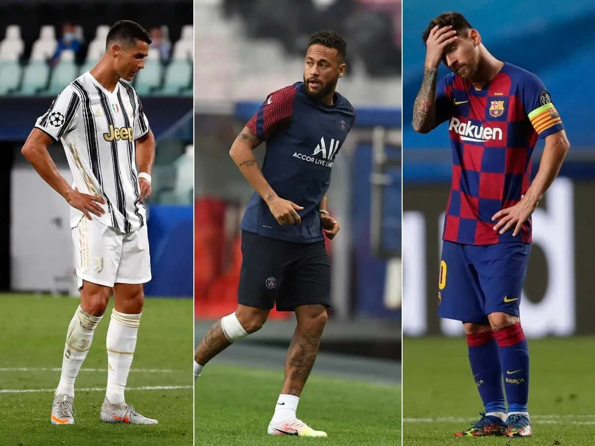 Ronaldo, Messi, Neymar, SD Desktop Wallpaper
