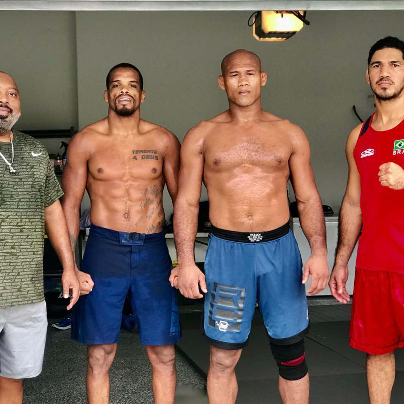 Ronaldo Souza, team, gym attire, HD Desktop Wallpaper