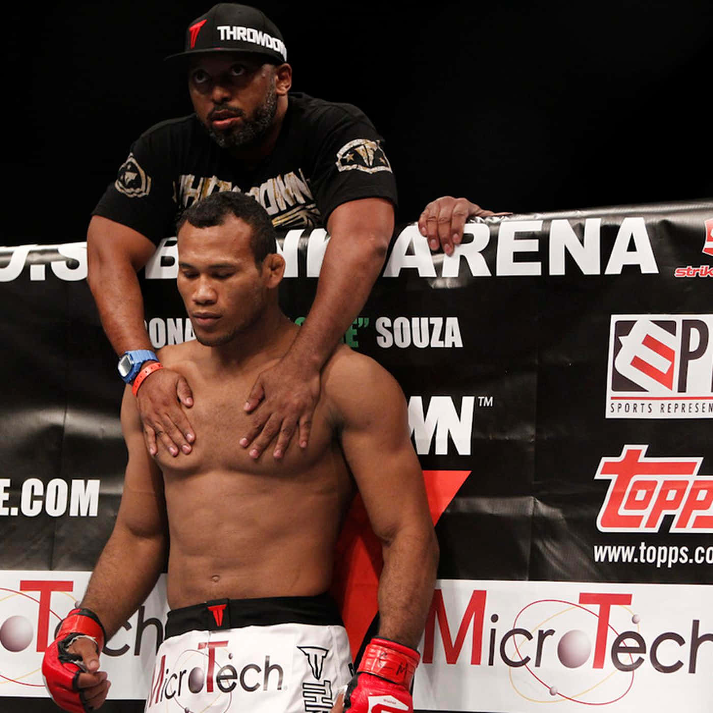 Ronaldo Souza, coach, red gloves, HD Desktop Wallpaper