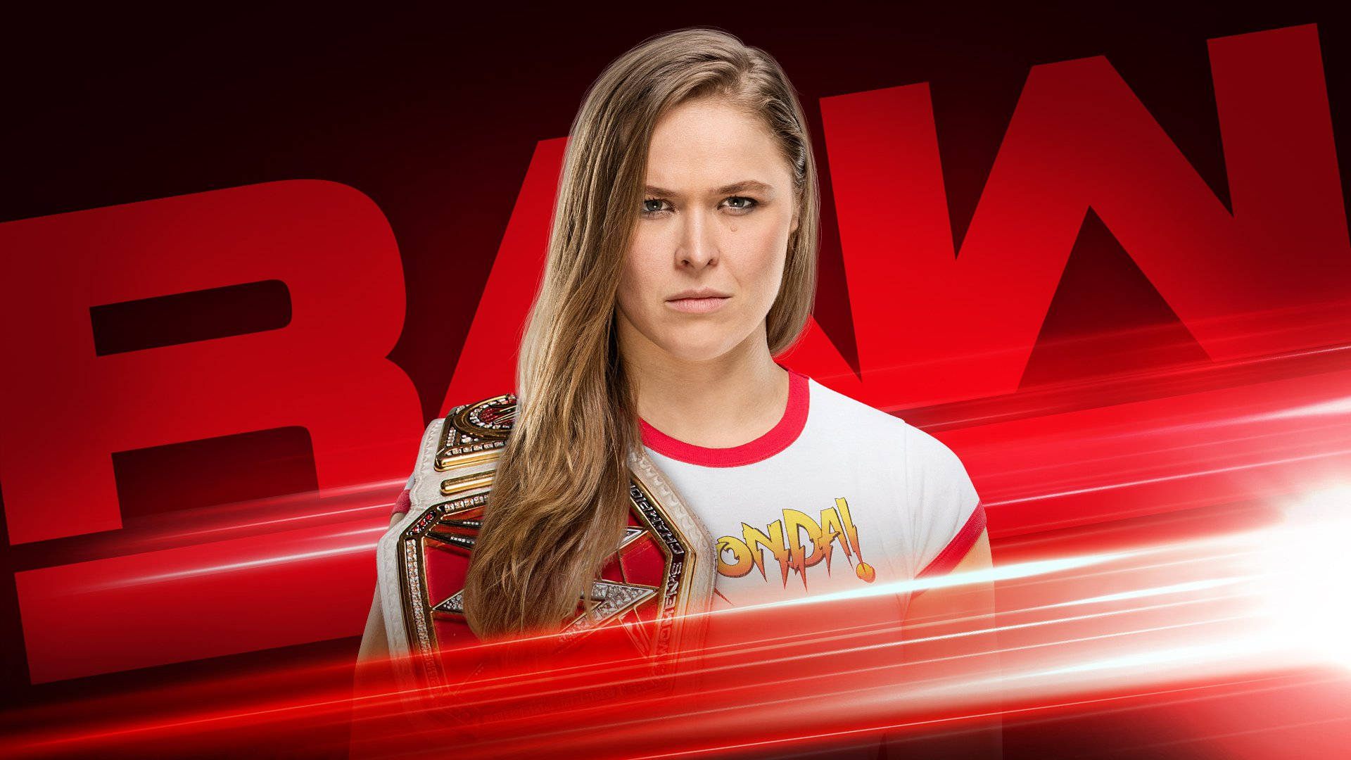 Ronda Rousey, RAW, championship belt, Full HD Desktop Wallpaper