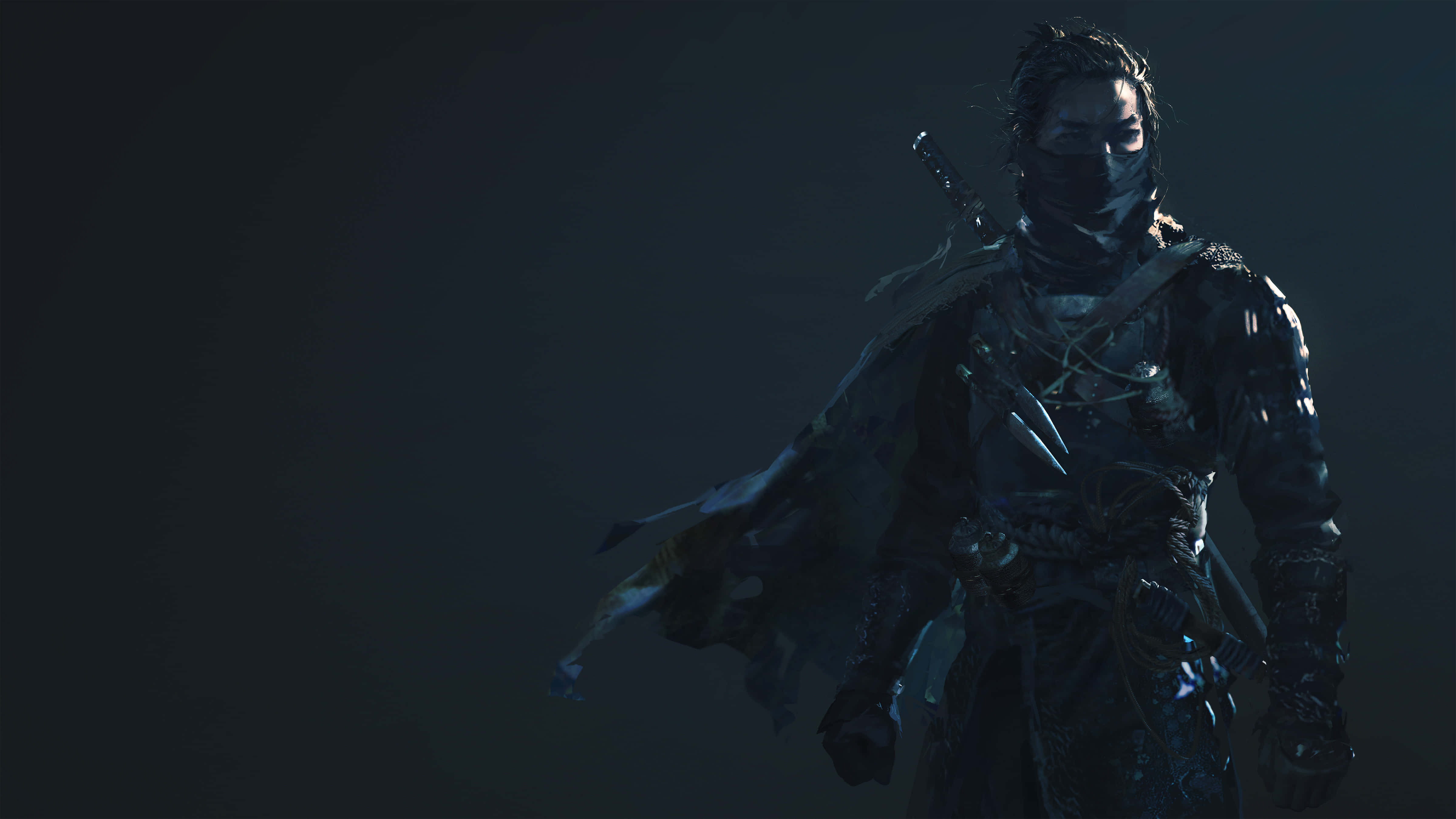 Ronin, warrior, dark armor, 4K Desktop Wallpaper