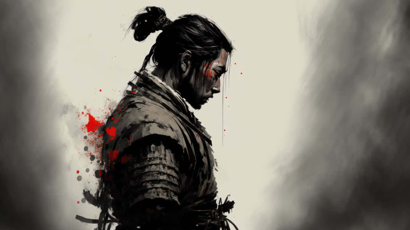 Ronin, dark armor, mist, HD Desktop Wallpaper