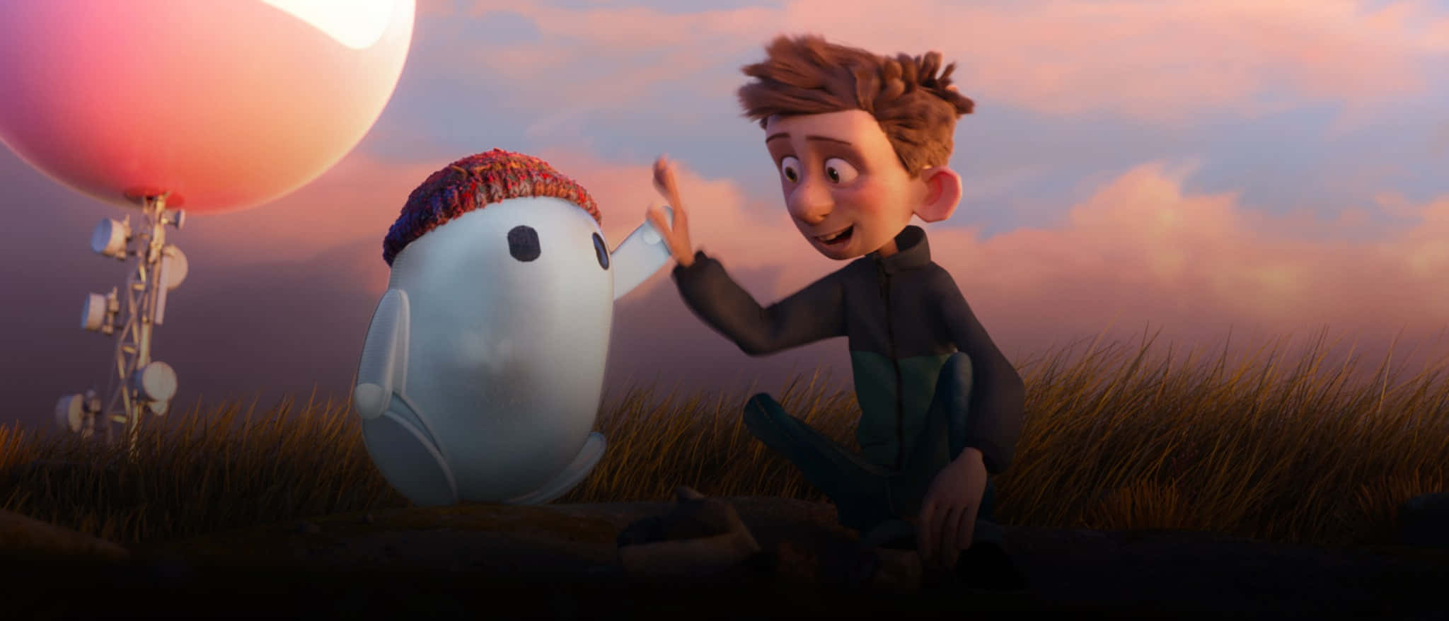 Rons Gone Wrong, ghost, knit hat, Full HD Desktop Wallpaper