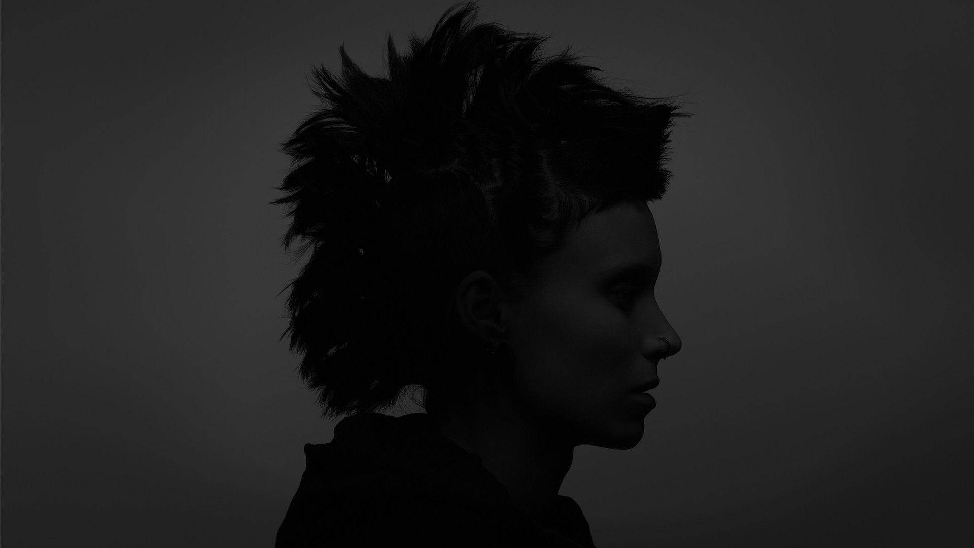 Rooney Mara, spiky hair, profile, Full HD Desktop Wallpaper